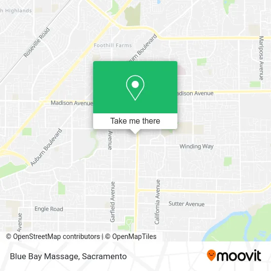 Blue Bay Massage map