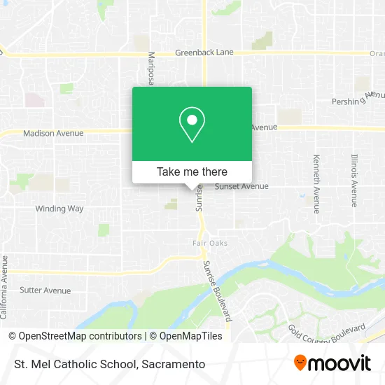 Mapa de St. Mel Catholic School