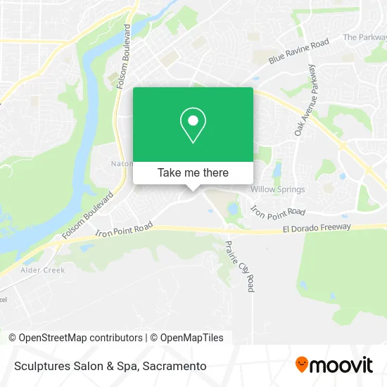 Sculptures Salon & Spa map