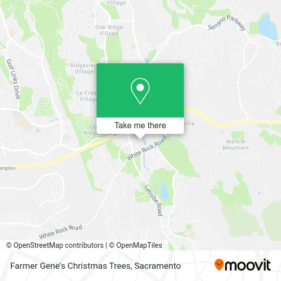Mapa de Farmer Gene's Christmas Trees
