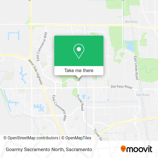 Mapa de Goarmy Sacramento North