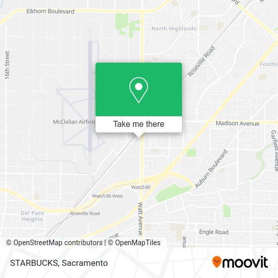 STARBUCKS map