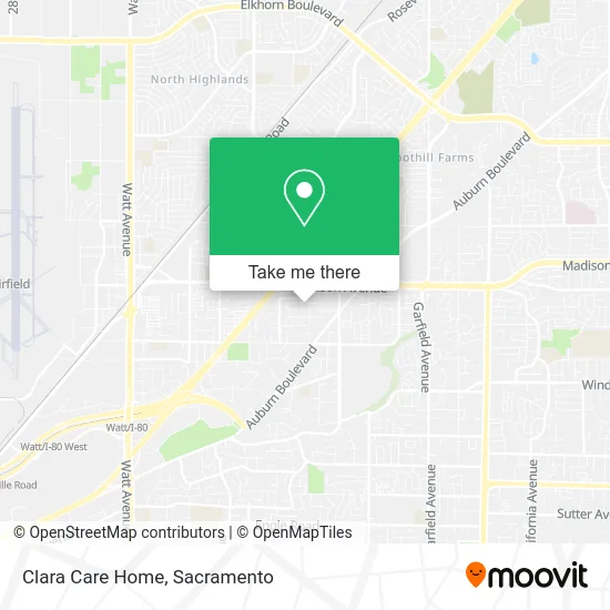 Clara Care Home map