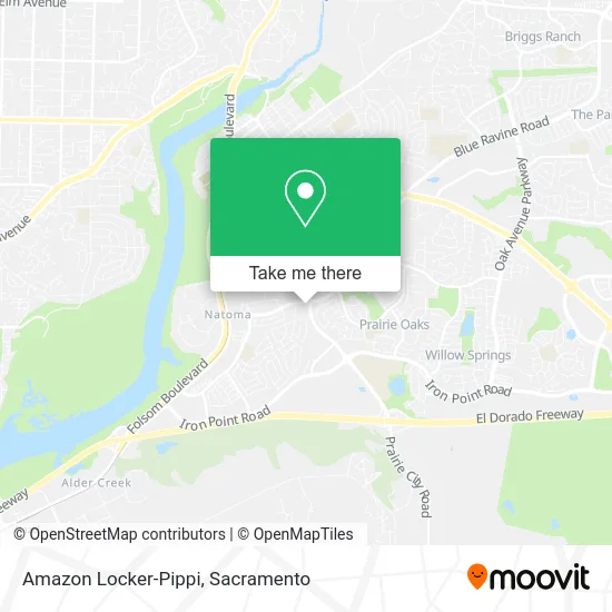 Amazon Locker-Pippi map