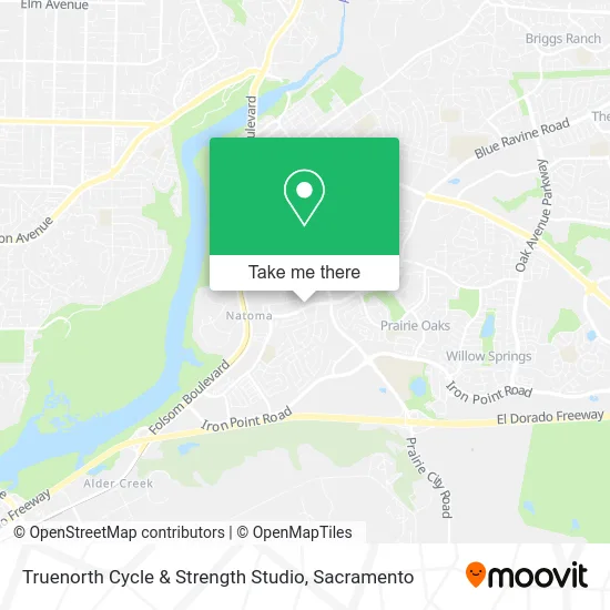 Truenorth Cycle & Strength Studio map