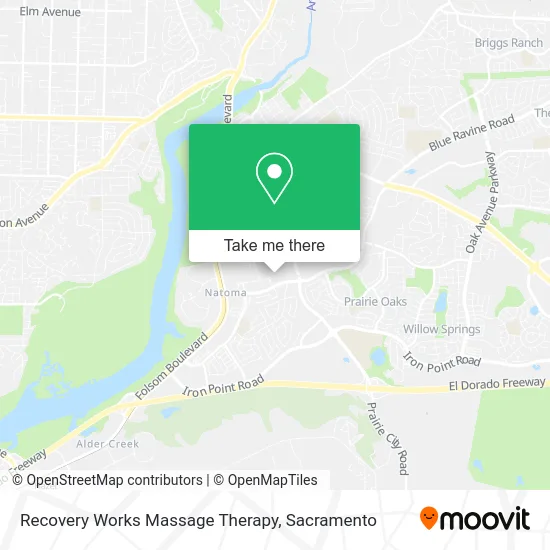 Recovery Works Massage Therapy map