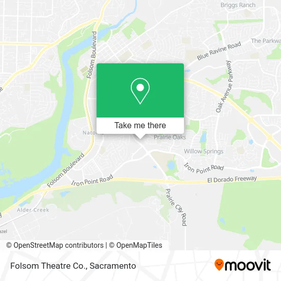 Mapa de Folsom Theatre Co.