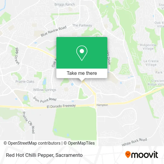 Red Hot Chilli Pepper map