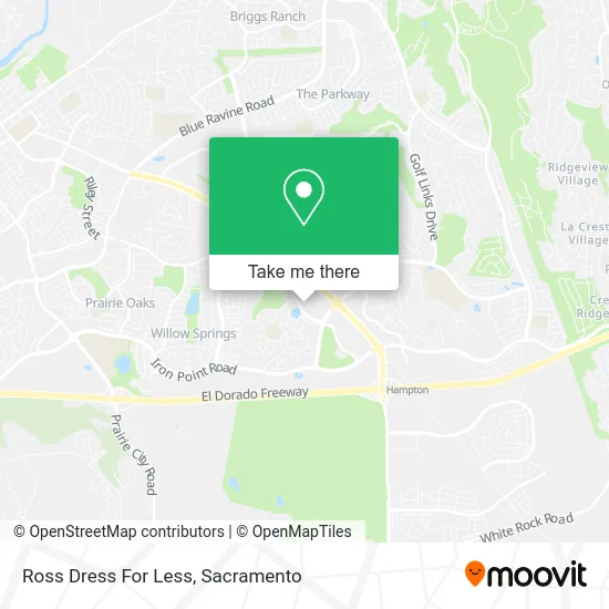 Ross Dress For Less map