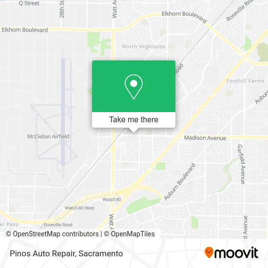 Mapa de Pinos Auto Repair