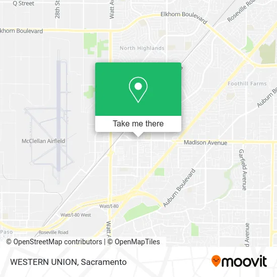 Mapa de WESTERN UNION