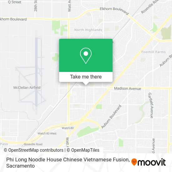 Mapa de Phi Long Noodle House Chinese Vietnamese Fusion