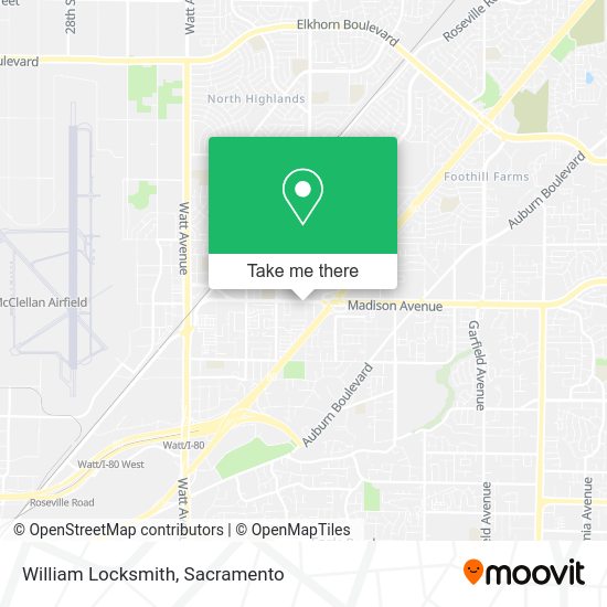 William Locksmith map