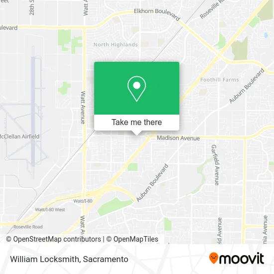 Mapa de William Locksmith