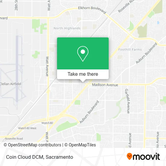 Mapa de Coin Cloud DCM