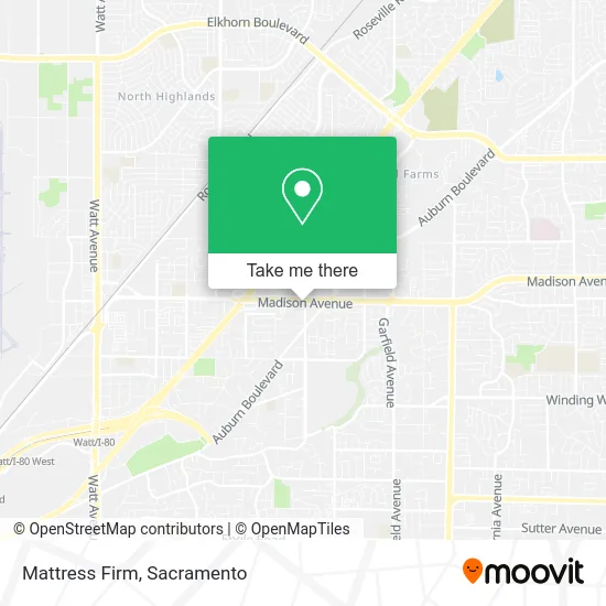 Mapa de Mattress Firm