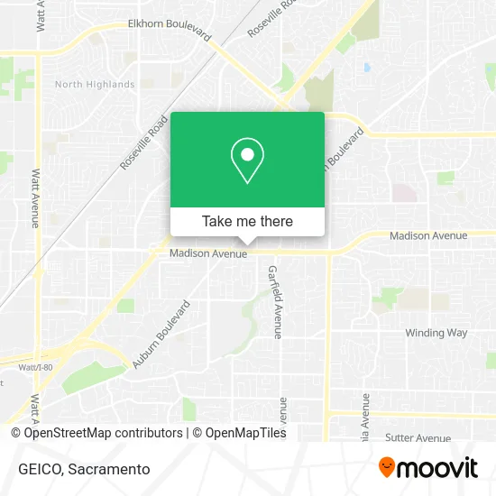 Mapa de GEICO