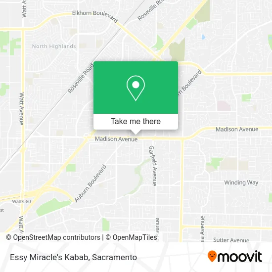 Mapa de Essy Miracle's Kabab