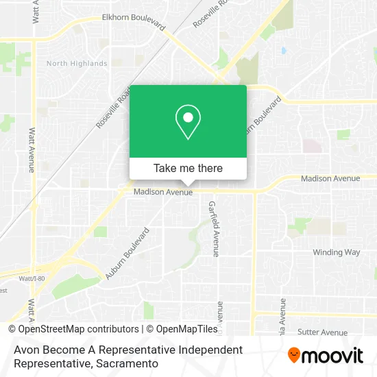 Mapa de Avon Become A Representative Independent Representative