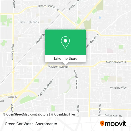 Mapa de Green Car Wash