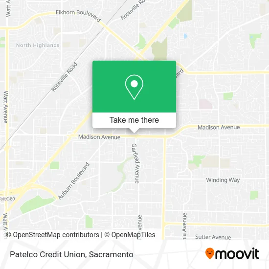Mapa de Patelco Credit Union