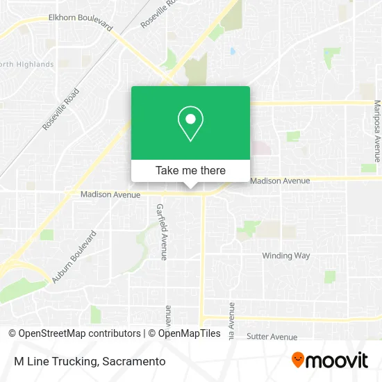 Mapa de M Line Trucking