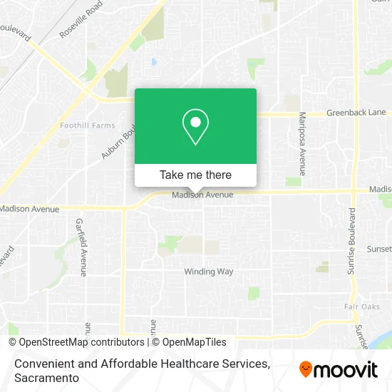 Convenient and Affordable Healthcare Services map