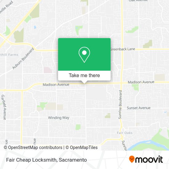 Fair Cheap Locksmith map