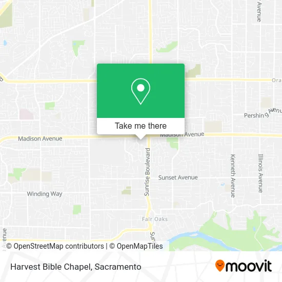 Harvest Bible Chapel map