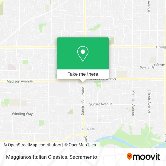 Mapa de Maggianos Italian Classics