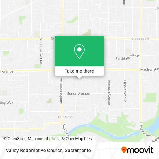 Valley Redemptive Church map