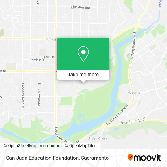 San Juan Education Foundation map