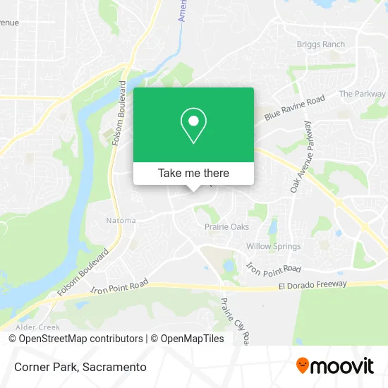 Mapa de Corner Park