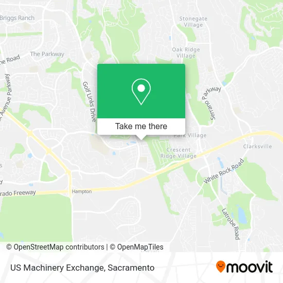 US Machinery Exchange map