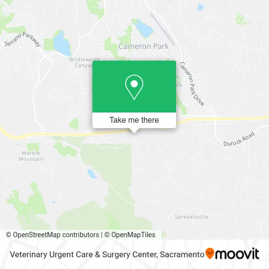 Veterinary Urgent Care & Surgery Center map