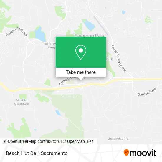 Mapa de Beach Hut Deli