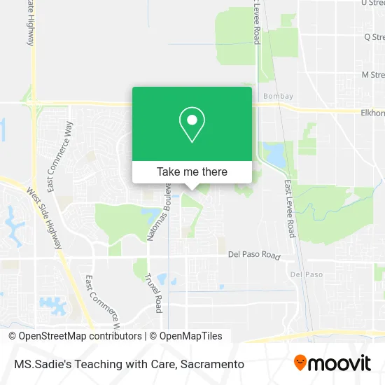 MS.Sadie's Teaching with Care map