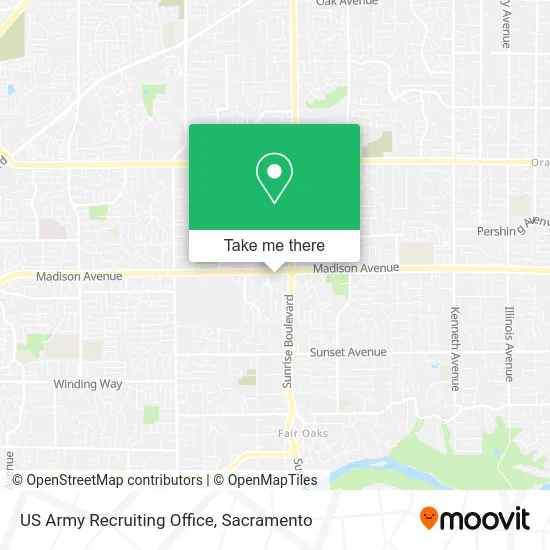 Mapa de US Army Recruiting Office