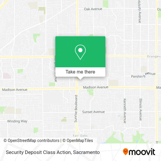 Security Deposit Class Action map