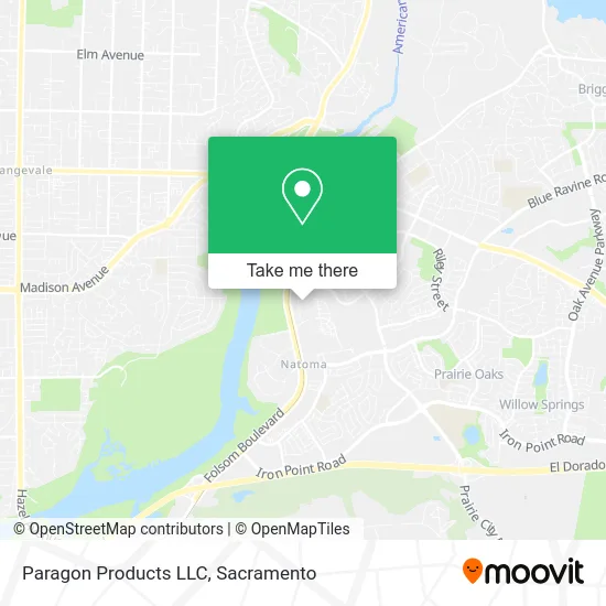 Paragon Products LLC map