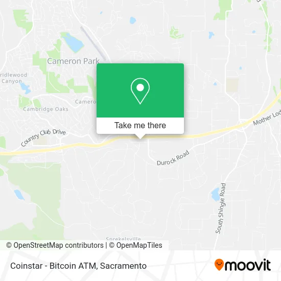 Coinstar - Bitcoin ATM map