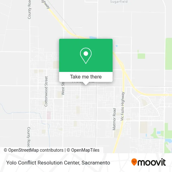Mapa de Yolo Conflict Resolution Center