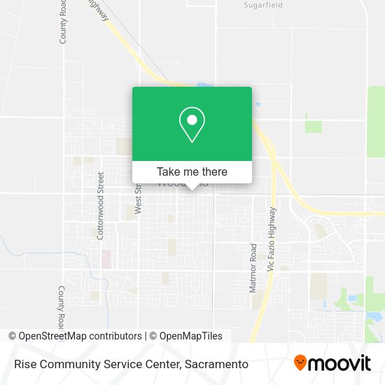 Rise Community Service Center map