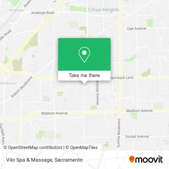 Vilo Spa & Massage map