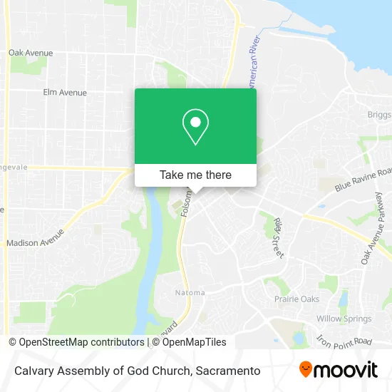 Calvary Assembly of God Church map