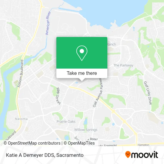 Katie A Demeyer DDS map