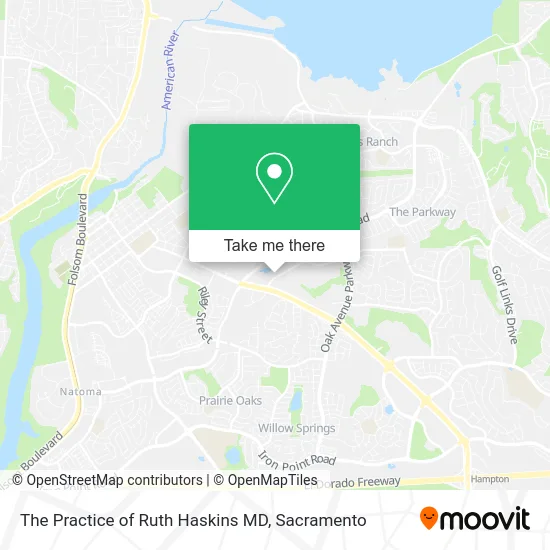 The Practice of Ruth Haskins MD map