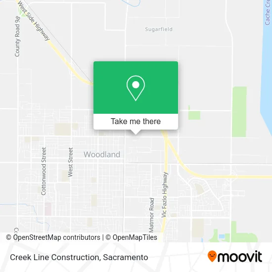 Mapa de Creek Line Construction