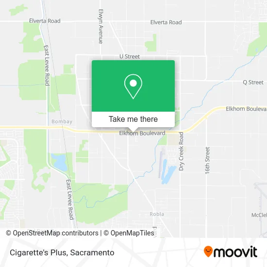 Cigarette's Plus map