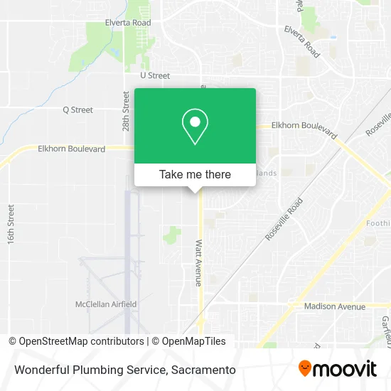 Mapa de Wonderful Plumbing Service
